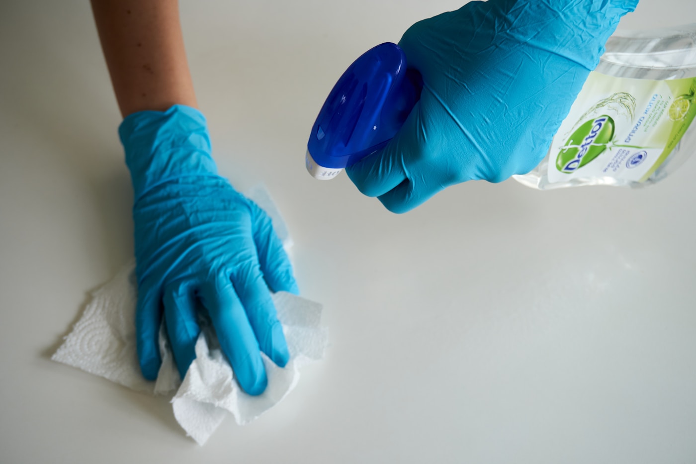 Illustrative photo of cleaning staff at work